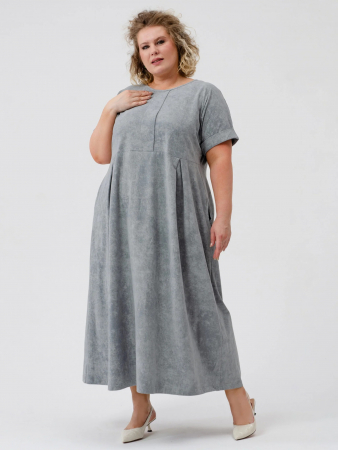 Женское платье "Винтаж" 2285-К / Серый