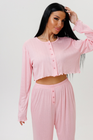 Женская пижама с брюками 2244/1 / Розовый
