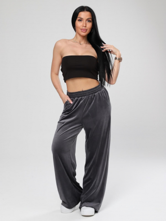 Женские брюки Марлена макси / серый