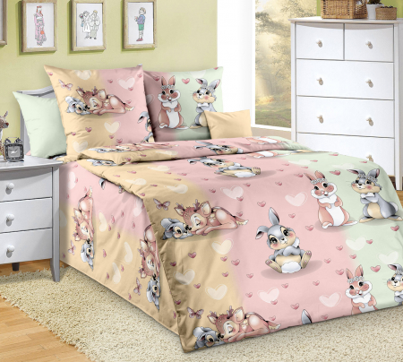 Детское постельное белье перкаль / Заюшки 1
