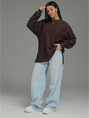 Женский свитшот Фрэнсис / Шоколад