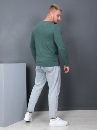 Мужской лонгслив Рейнир / зеленый