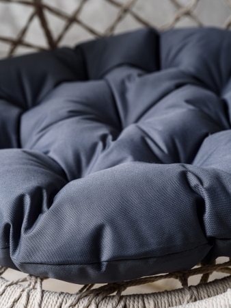 Круглая подушка для подвесных качелей (оксфорд) / Графит