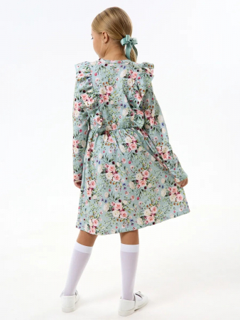 Детское платье "Красотка" / Цветы на ментоле
