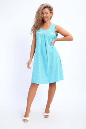 Женская сорочка 30138 / бирюза