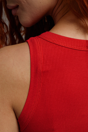 Женский топ-майка 14408/1 / красный