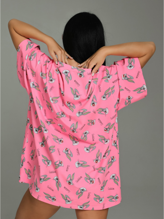 Женская футболка Ирбис / Розовый