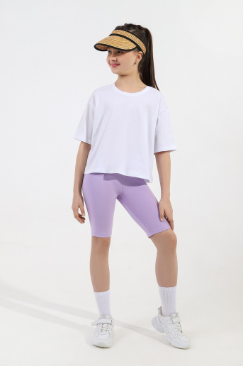 Детские бриджи для девочки №5 / лиловые
