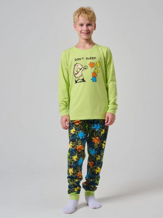 Детская пижама "Пазл" длинный рукав