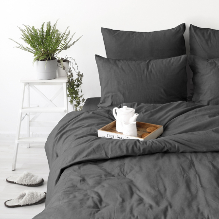 Простыня "Verossa" Сатин / Graphite