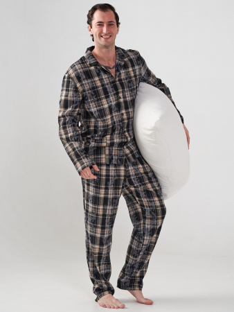 Мужская пижама "Добрый вечер" 2162-Ф / Черный