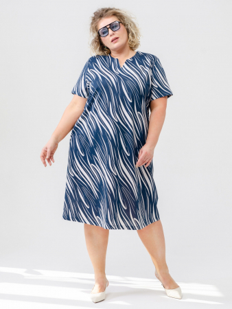 Женское платье "Мираж" 2229-К / Синий