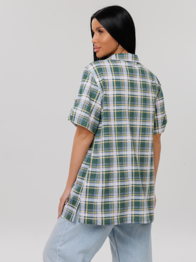 Женская туника Т-221(К) / Желтый (клетка)