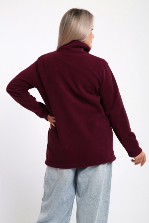 Женская толстовка на молнии 734 / Ежевика