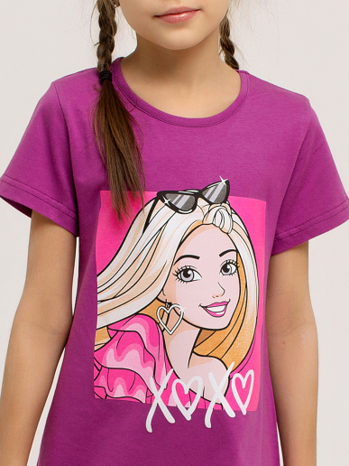 Ночная сорочка детская "Барби" арт. дк308фл