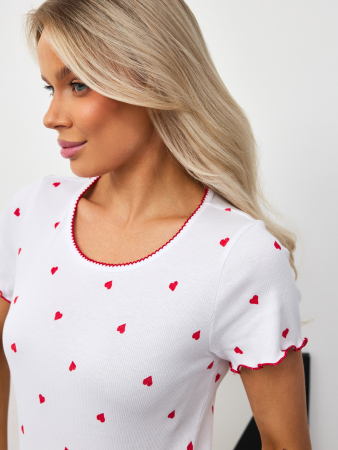 Женская пижама Лавли-4 П-478 / белый