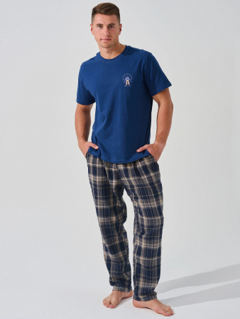 Мужская пижама "Авангард" 2390-К/Ф / Синий