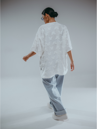 Женская футболка Ирбис / Махра, Микки молоко