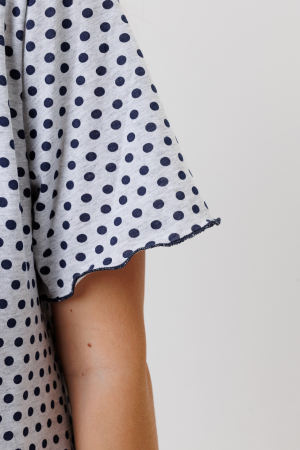 Женская ночная сорочка 2119/2 / Горох