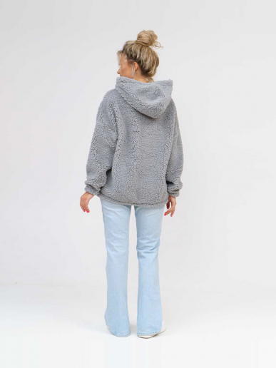 Женская толстовка мод.1770/4 (оверсайз) / Светло-серый