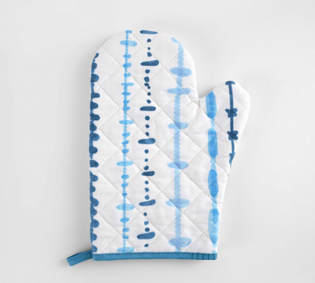 Прихватка-рукавица рогожка / Средиземноморье 1