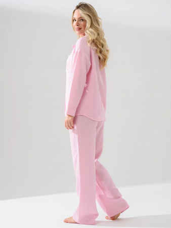 Женская пижама "Муслин" 2403-Мус / Розовый