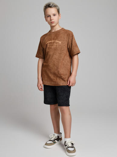 Футболка для мальчика Сидней-2 / коричневый