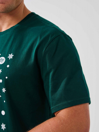 Мужская пижама "Пряник" 1820-К / Изумрудный