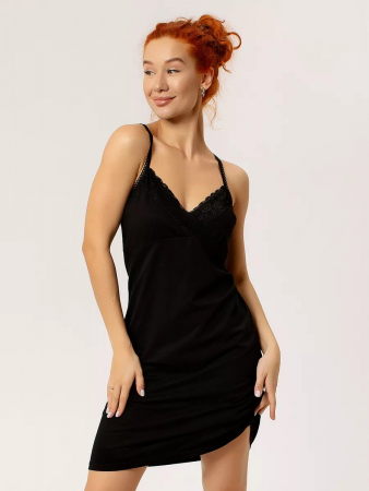 Женская сорочка для беременных "Бьюти" / Чёрный арт. к1353Ч