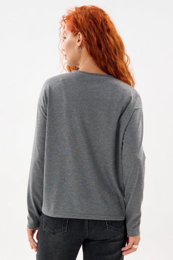 Лонгслив женский оверсайз С Арт. 10640