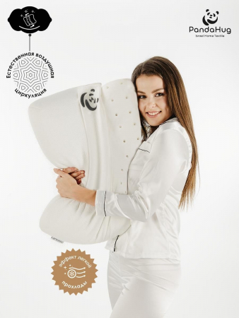 Подушка PandaHug классической формы 60x40x12 + аромароллер