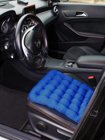 Подушка в автомобиль с гречневой лузгой арт. APG25 / Василёк