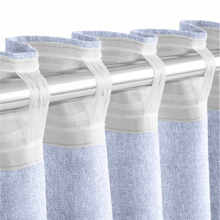 Комплект штор "Волшебная Ночь" Рогожка / Айсберг