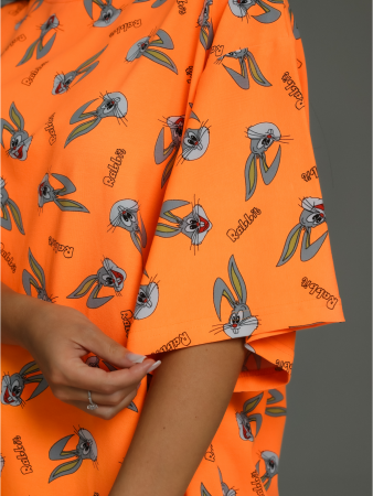 Женская футболка Ирбис / Оранжевый