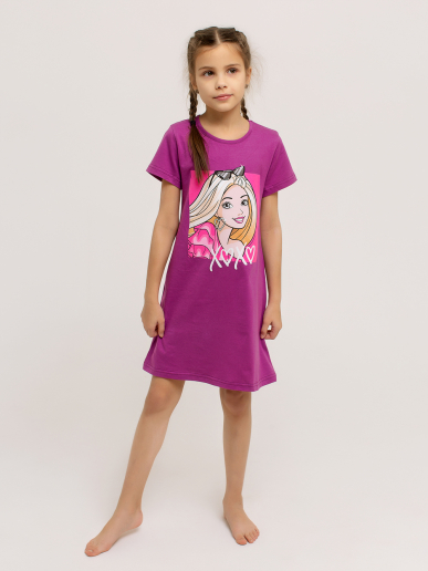 Ночная сорочка детская "Барби" арт. дк308фл