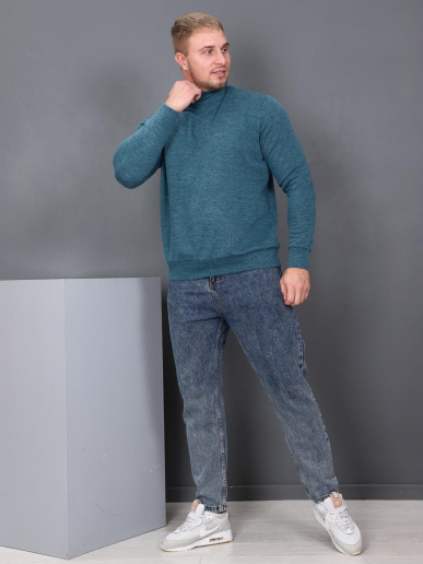 Водолазка мужская Бадлон / петроль