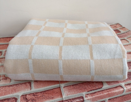 Одеяло байковое 400 гр. 80% хлопок / расцветки в ассортименте