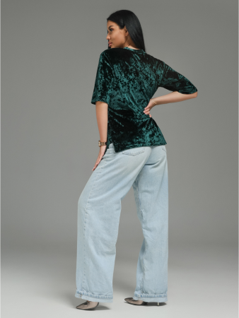 Женская футболка Мия / Изумруд