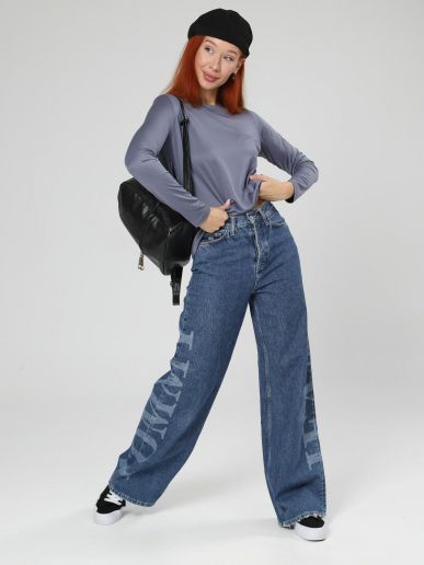 Женский лонгслив Энкар / серый