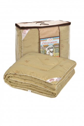 Одеяло стёганое поплин овечья шерсть 400 гр/м2