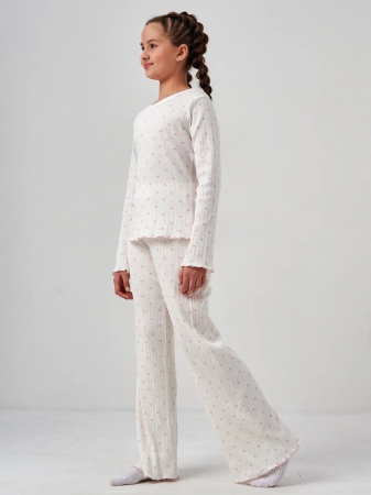 Детская пижама "Ажурные сны" длинный рукав