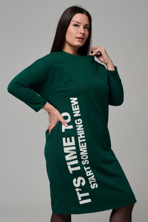 Женское платье 7501 / изумруд