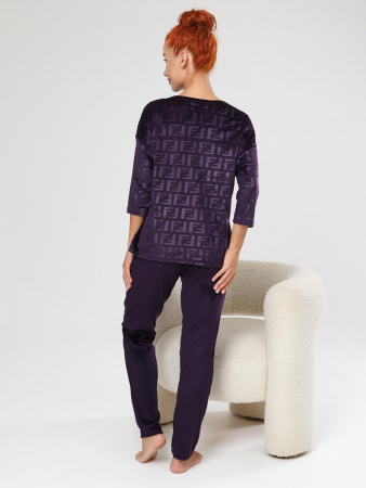 Женский костюм Вениса-Жаккард / сливовый