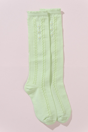 Детские гольфы Незабудка (набор 2 пары) / салатовый