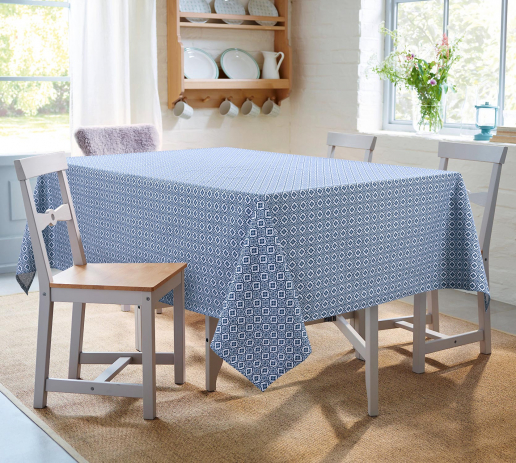 Скатерть рогожка / Майолика 1