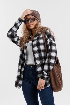 Женская рубашка 36995 / черный