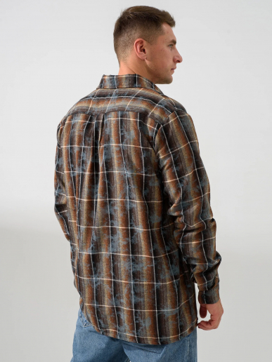 Мужская сорочка верхняя "Имидж" 2185-Ф / Коричневый