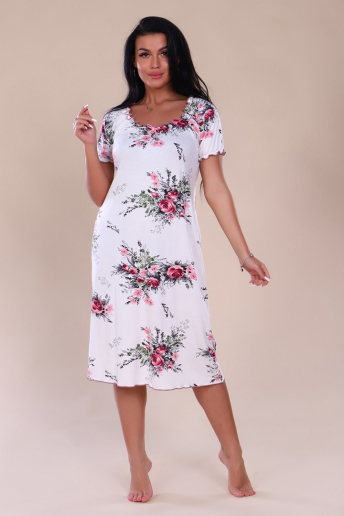 Женская сорочка 916 / Молочный