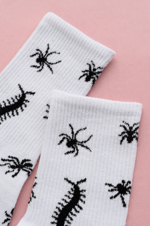 Носки стандарт женские Сороконожка (набор 3 пары) / белый