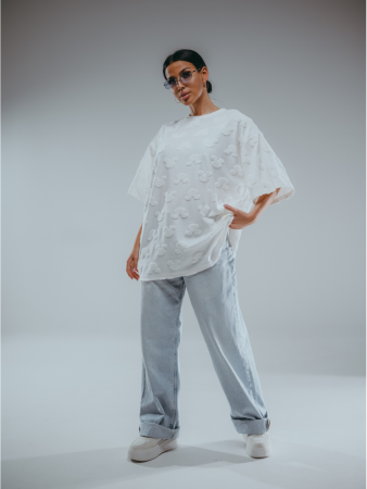 Женская футболка Ирбис / Махра, Микки молоко